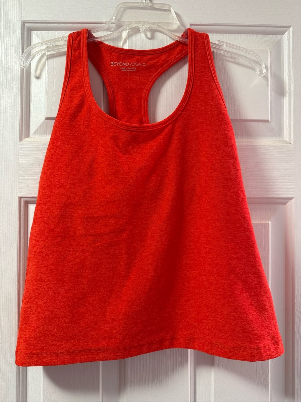 Beyond Yoga orange Racerback Tank